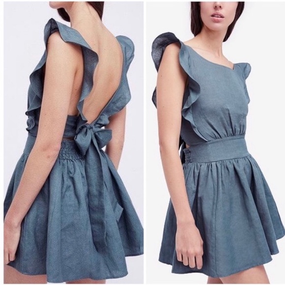 Free People Dresses & Skirts - 🆕 NWT SZ 8 Free People Green New Erin Mini Dress